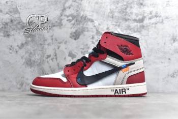 Air Jordan 1Retro High Off-White Chicago The The (6042-cp)