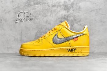 Off-White x Nike Air Force 1 Low University Gold (8184-cp)