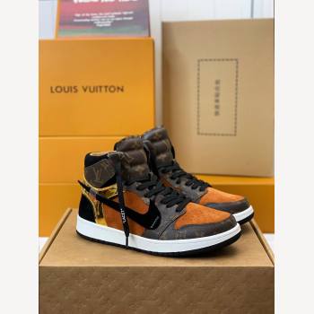 LOUIS VUITTON x NIKE AIR FORCE 1 Sneaker High-tops (88-kb)