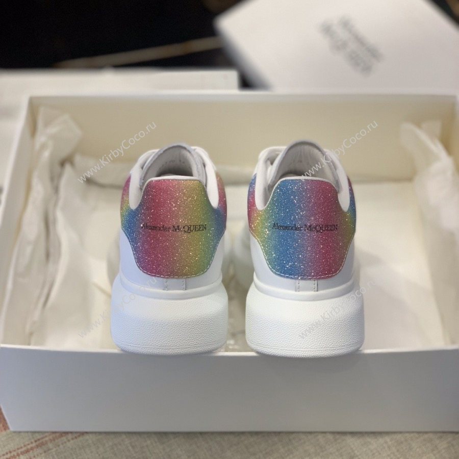 Alexander McQueen MQ rainbow tail Sneakers (463-kb) - Image 8