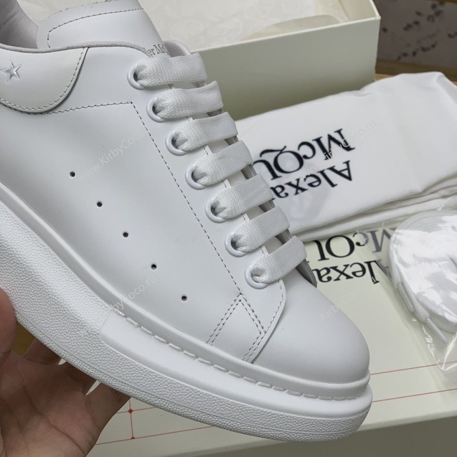 Alexander McQueen MQ Silver Flying Swallow tail Sneakers (476-kb) - Image 6