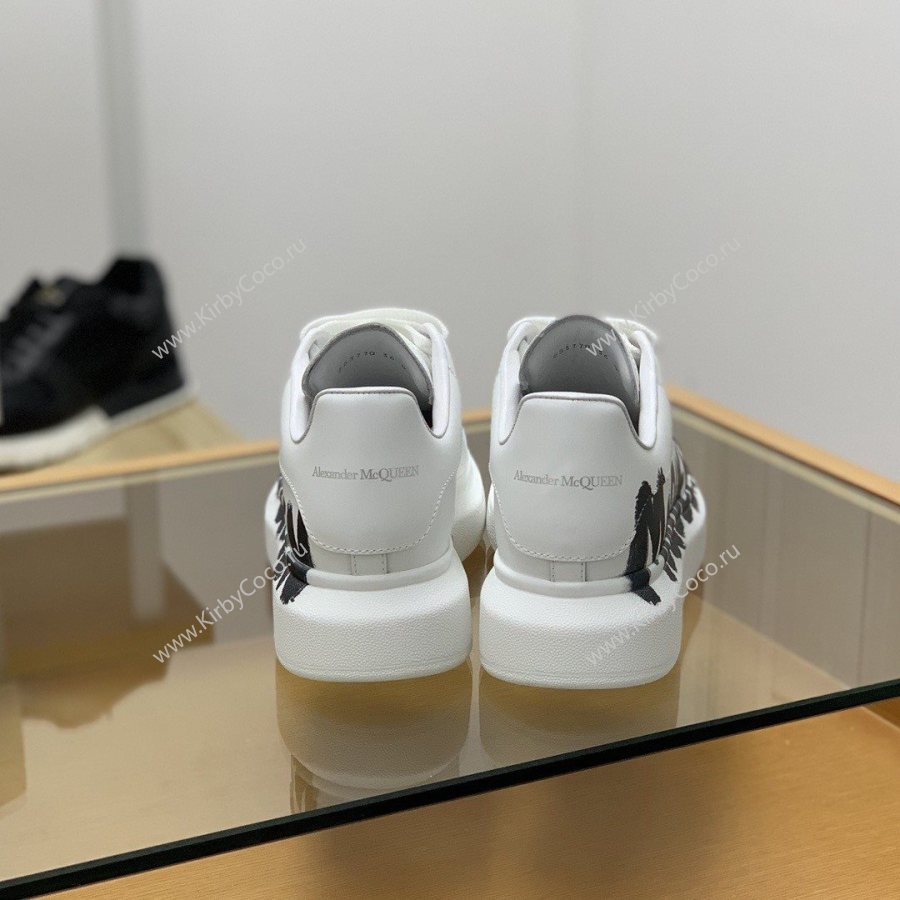 Alexander McQueen MQ 3D white letter Sneakers (509-kb) - Image 5