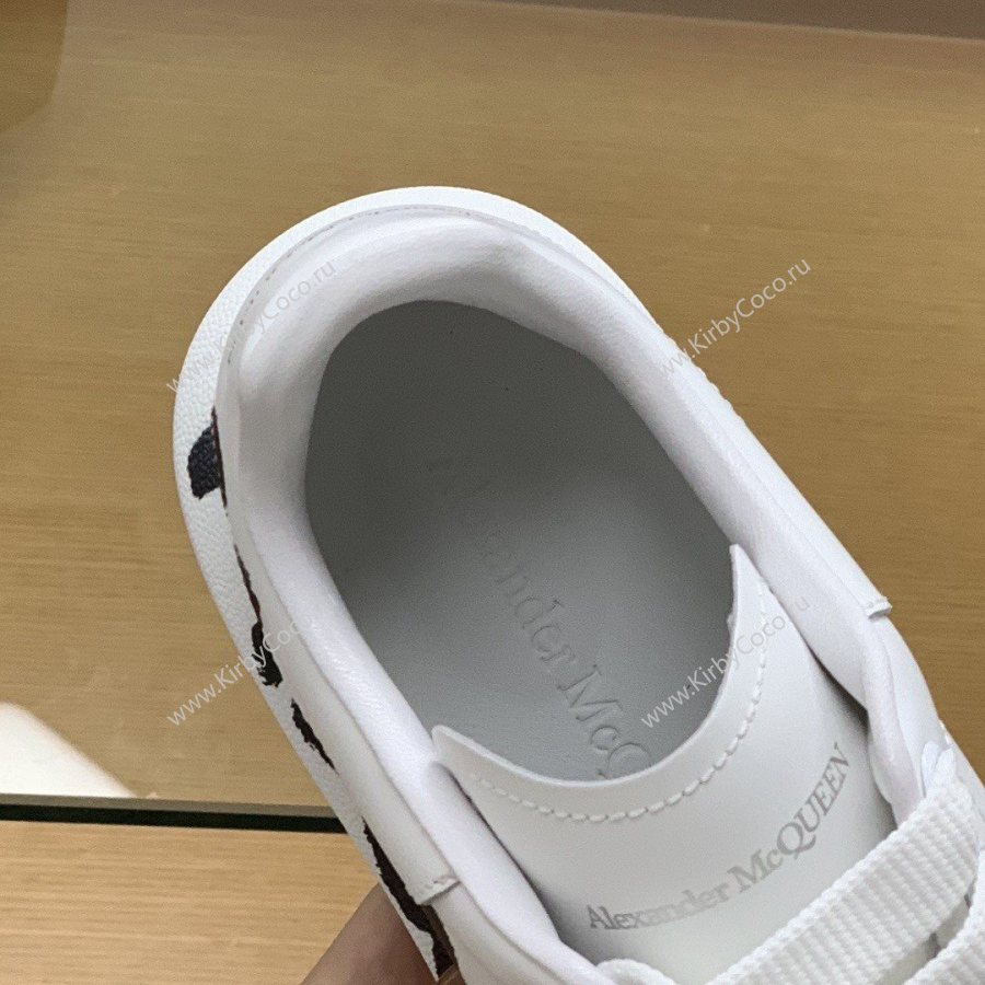 Alexander McQueen MQ 3D white letter Sneakers (509-kb) - Image 9