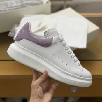 Alexander McQueen MQ Lilac purple velvet tail Sneakers (510-kb)