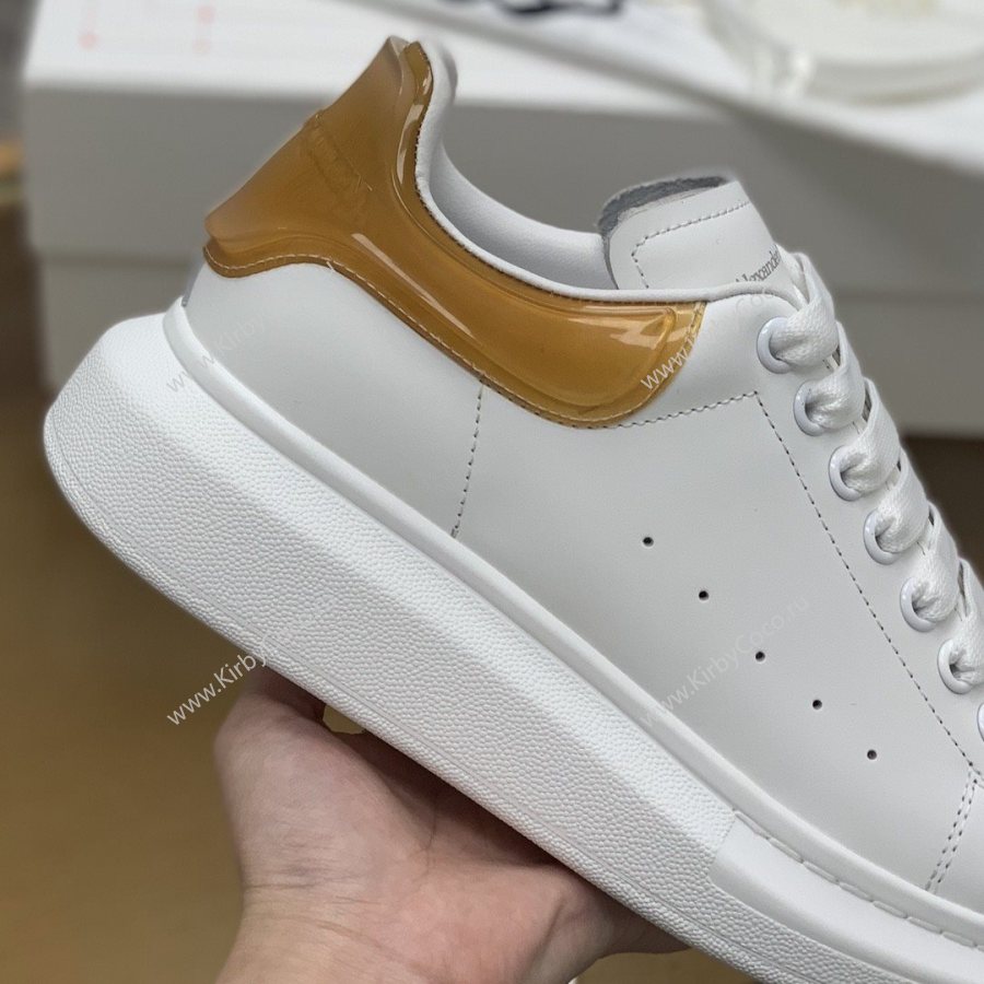 Alexander McQueen MQ Jelly Yellow Tail Sneakers (526-kb) - Image 9