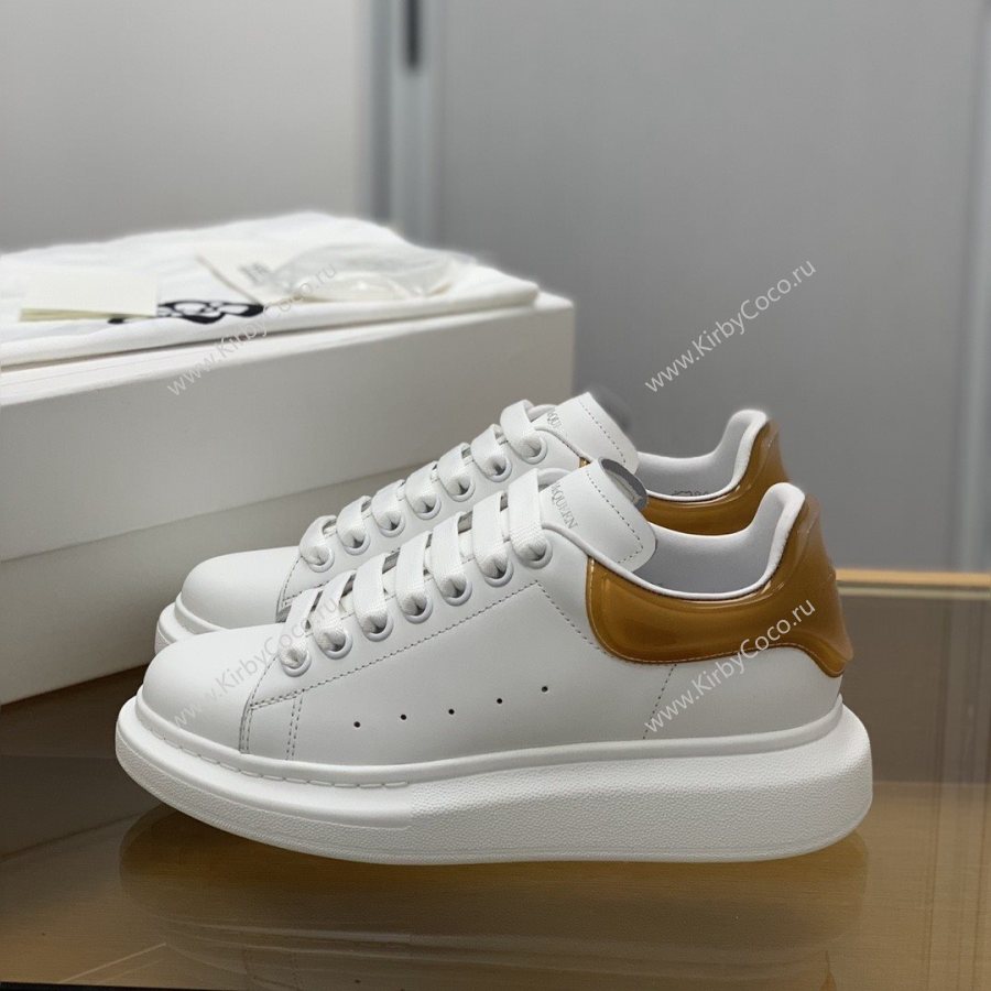 Alexander McQueen MQ Jelly Yellow Tail Sneakers (526-kb) - Image 4