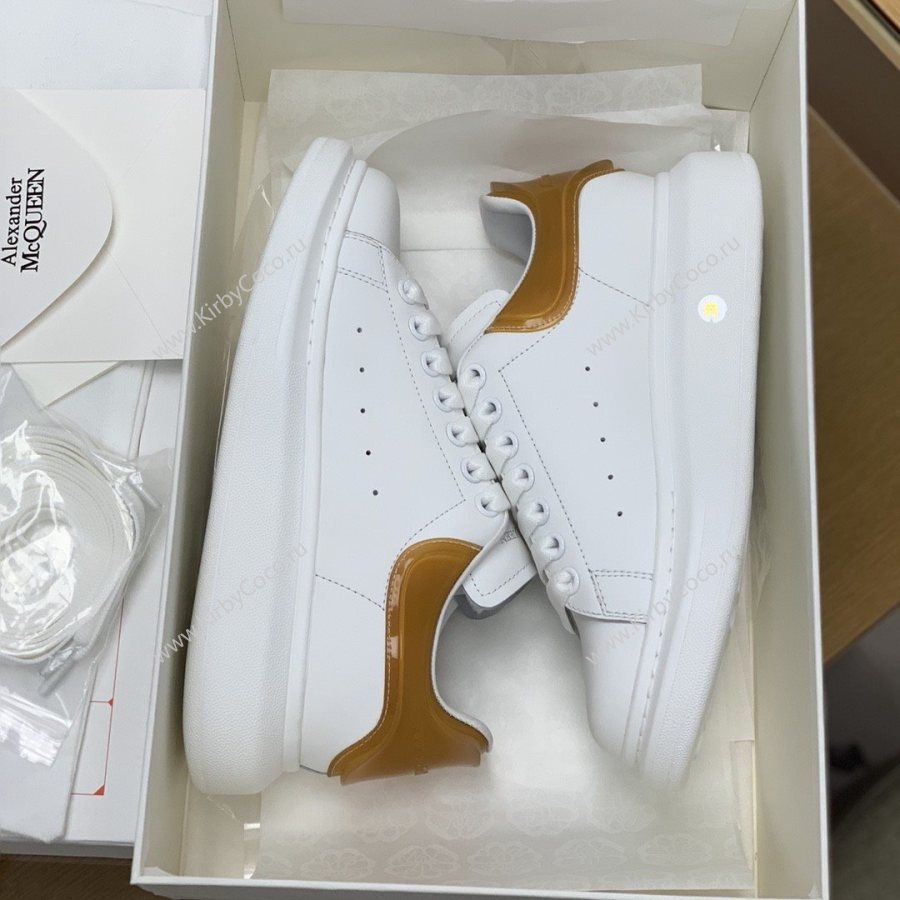 Alexander McQueen MQ Jelly Yellow Tail Sneakers (526-kb) - Image 3