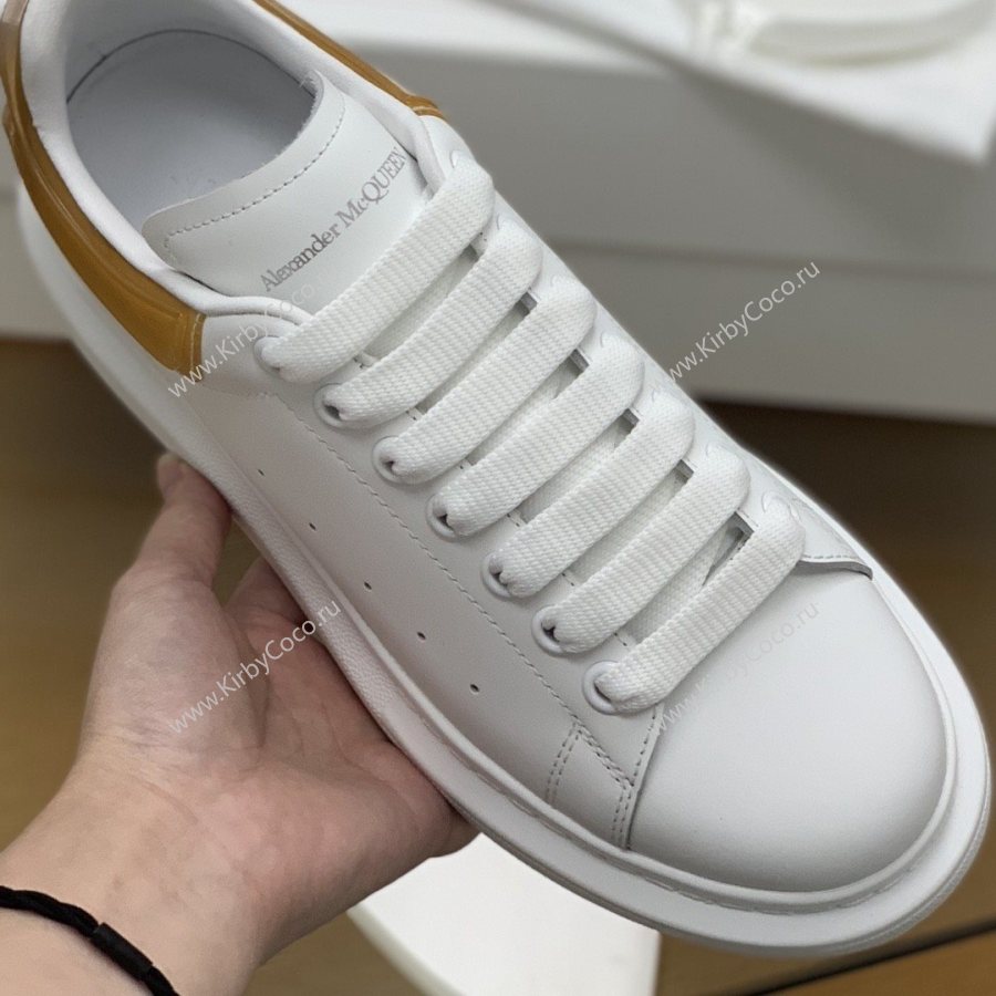 Alexander McQueen MQ Jelly Yellow Tail Sneakers (526-kb) - Image 8