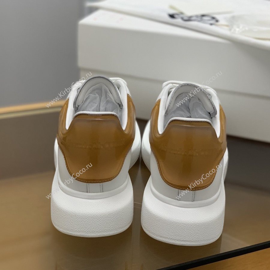 Alexander McQueen MQ Jelly Yellow Tail Sneakers (526-kb) - Image 6