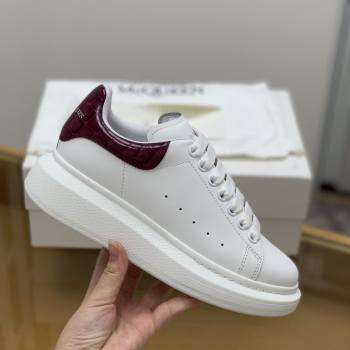 Alexander McQueen MQ Purple bead Stone graintail Sneakers (501-kb)