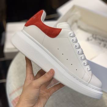 Alexander McQueen MQ Red velvet tail Sneakers (503-kb)