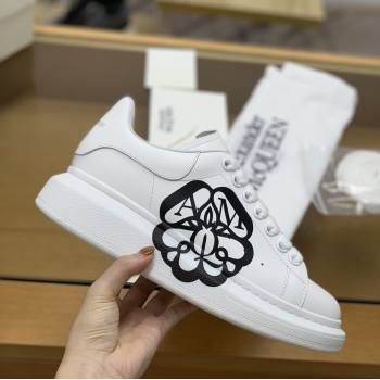 Alexander McQueen MQ 3D white bloom Sneakers (506-kb)