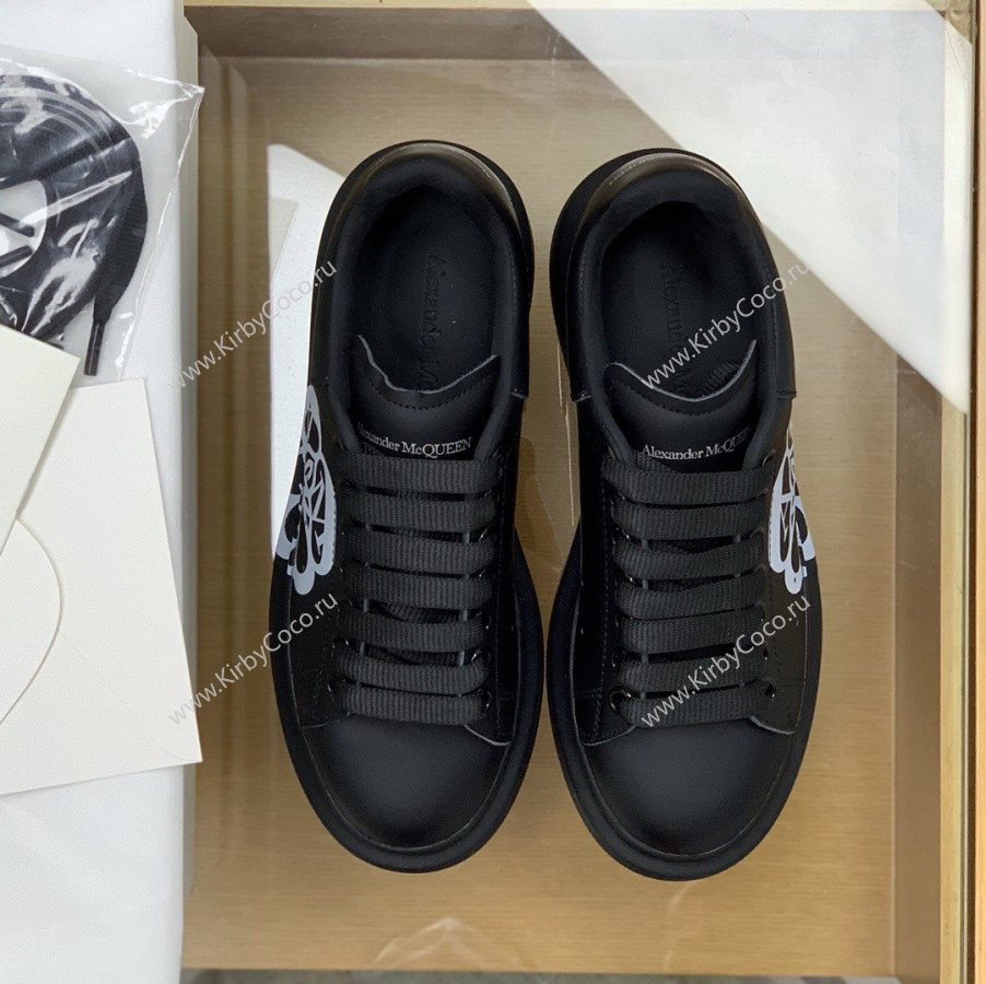 Alexander McQueen MQ 3D black bloom Sneakers (507-kb) - Image 5