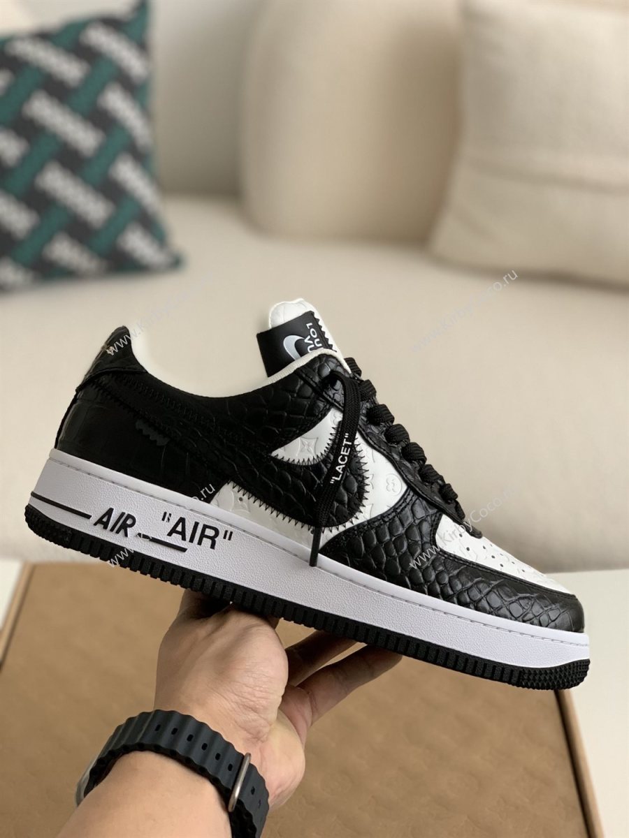 LOUIS VUITTON x NIKE AIR FORCE 1 SNEAKER (861-kb) - Image 6