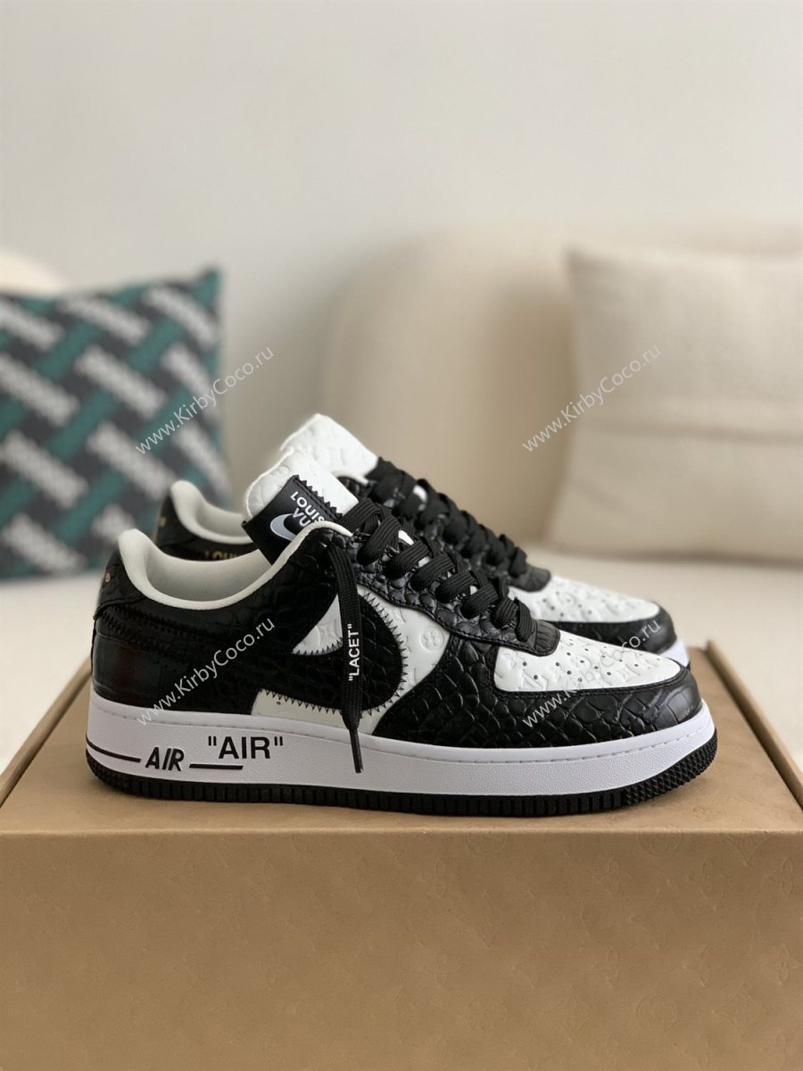 LOUIS VUITTON x NIKE AIR FORCE 1 SNEAKER (861-kb) - Image 2