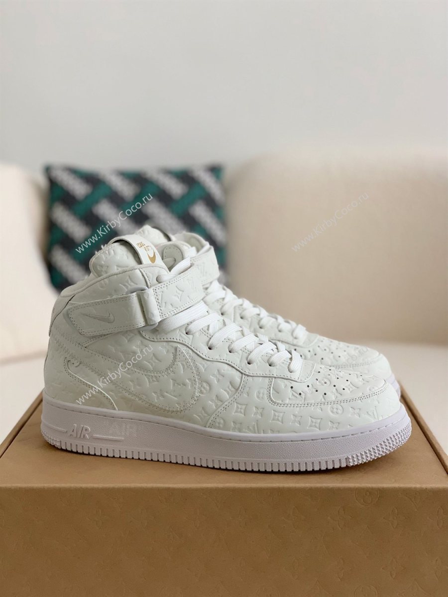 Louis Vuitton x Nike Air Force 1 High (780-kb) - Image 2