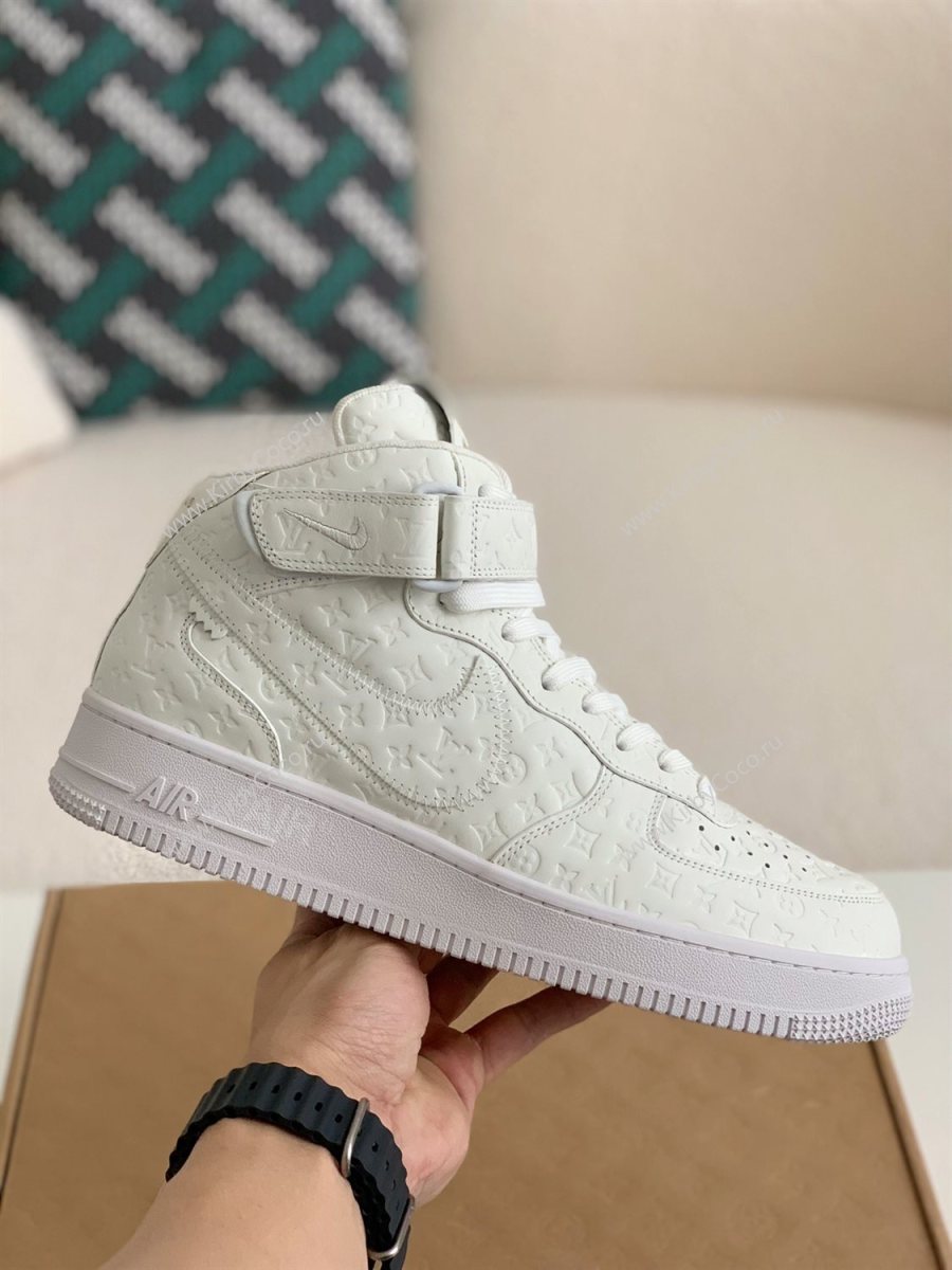 Louis Vuitton x Nike Air Force 1 High (780-kb) - Image 6