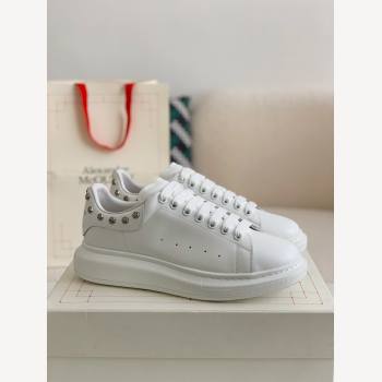 Alexander McQueen MQ White Rose nail tail Sneakers (499-kb)