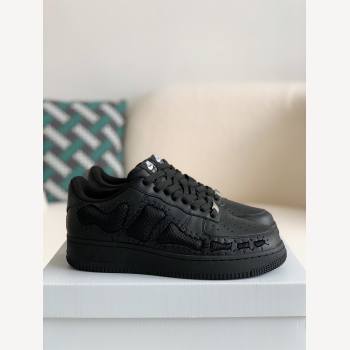 Nike Remake AF1 Skeleton Customized Shoe (1432-kb)
