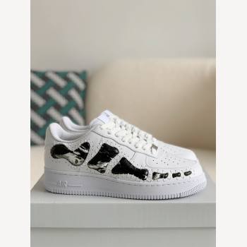 Nike Remake AF1 Skeleton Customized Shoe (1433-kb)