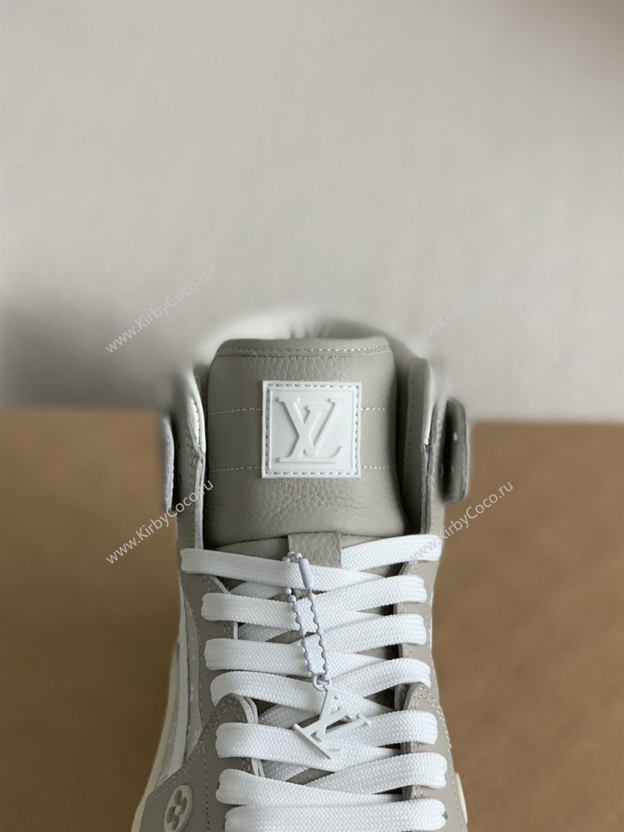 Louis Vuitton x Nike Air Jorda 1 High AJ1 Sneakers (1579-kb) - Image 9