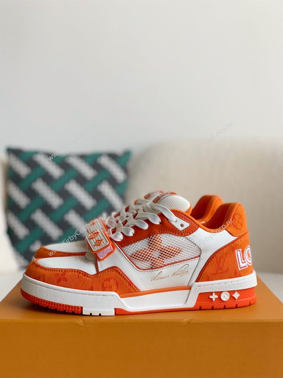 Louis Vuitton Trainer Sneakers Top quality (1985-kb) - Image 3