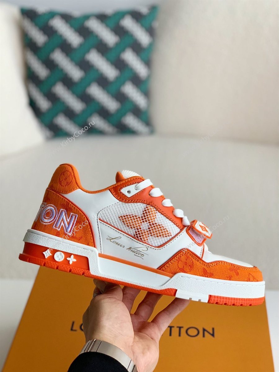 Louis Vuitton Trainer Sneakers Top quality (1985-kb) - Image 6