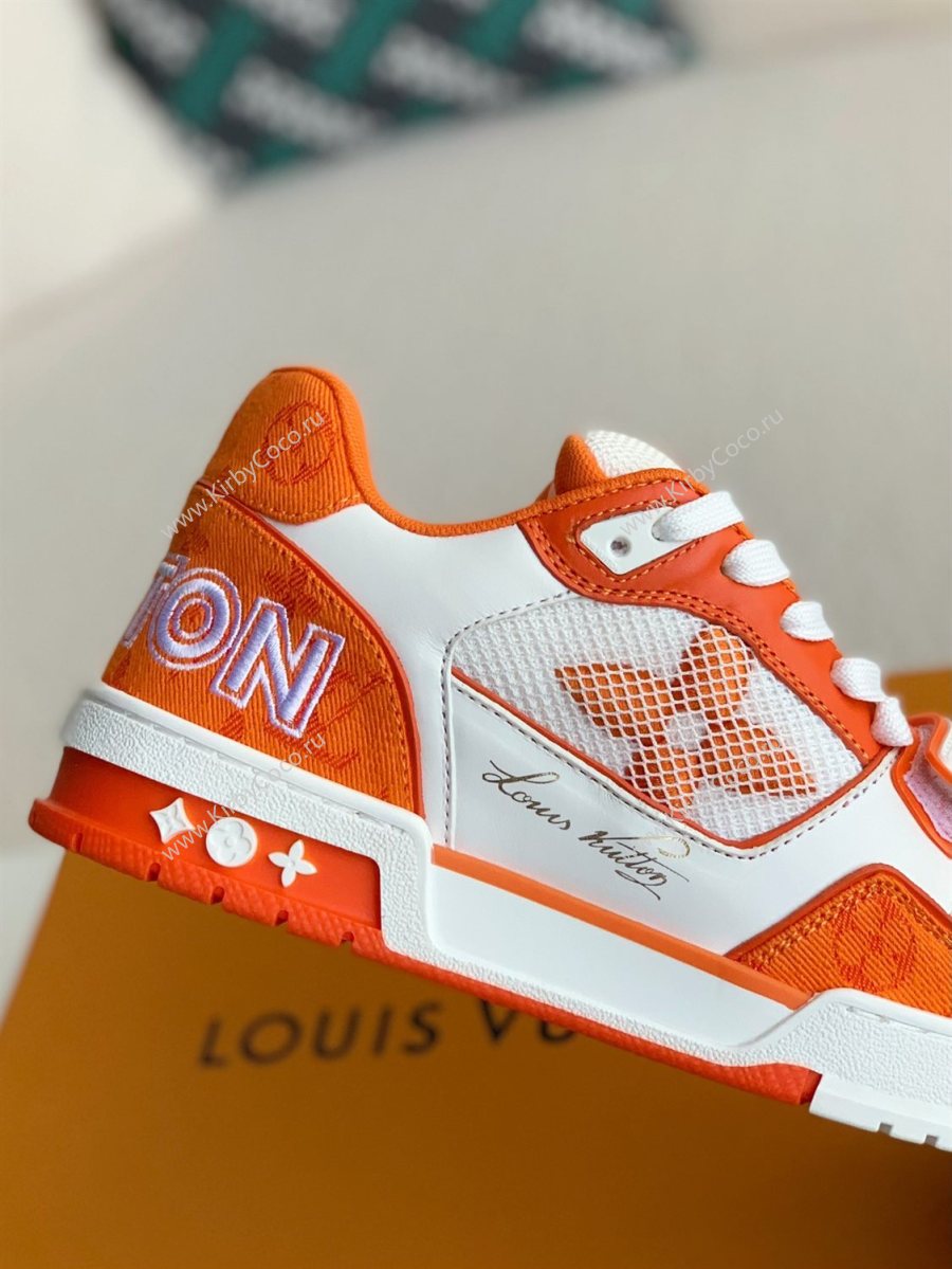 Louis Vuitton Trainer Sneakers Top quality (1985-kb) - Image 7