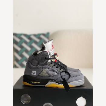 OFF_WHITE x Jordan Air Jordan 5 Retro SP High-top basketball shoes (2614-kb)