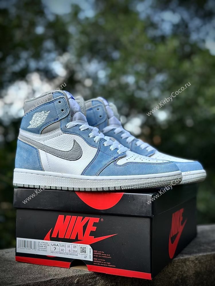 3477 Air Jordan 1 Retro High Hyper Royal Smoke Grey - Image 2