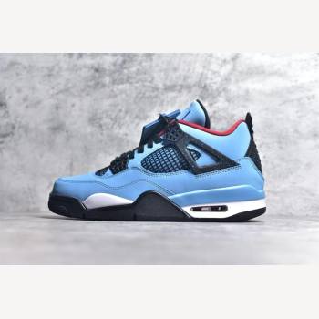 3492 Jordan Air Jordan 4 retro collaboration ice blue wear-resistant non-slip mid-top