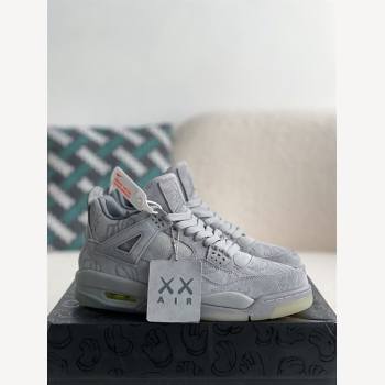 3632 Jordan Air Jordan 4 retro kaws suede lightweight wear-resistant non-slip mid-top