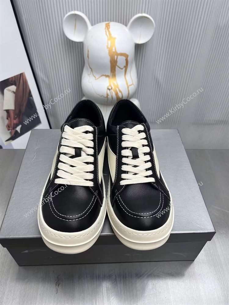 3682 RICK OWENS DRKSHDW calfskin vintage low-top non-slip - Image 4