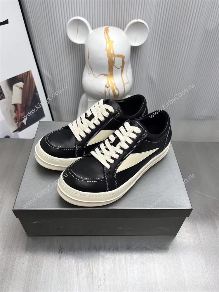 3682 RICK OWENS DRKSHDW calfskin vintage low-top non-slip - Image 6