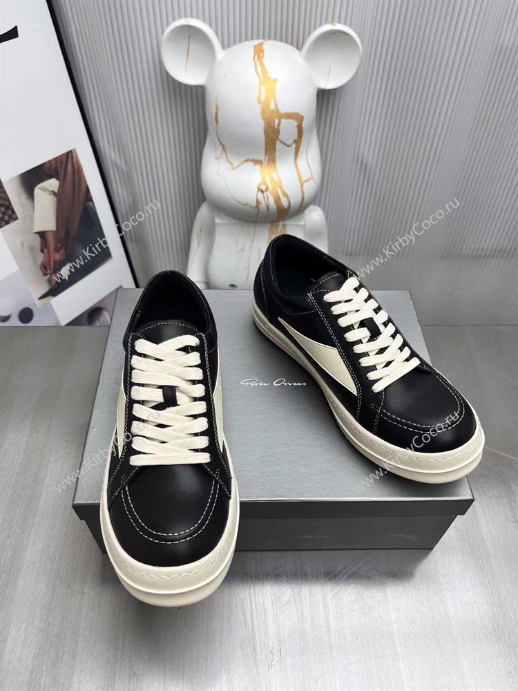 3682 RICK OWENS DRKSHDW calfskin vintage low-top non-slip - Image 8