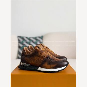 4053 LOUIS VUITTON LEATHER LOW-TOP SHOES